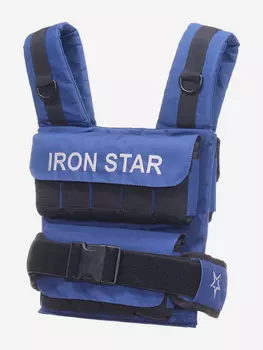 Жилет-утяжелитель IRON STAR Classic (18 Кг), Синий
