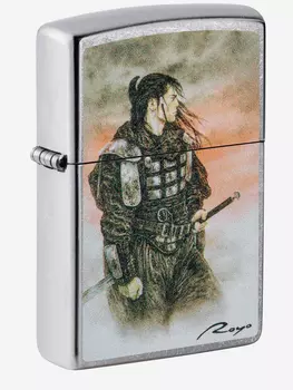Зажигалка бензиновая ZIPPO 49767 Luis Royo, Серебряный
