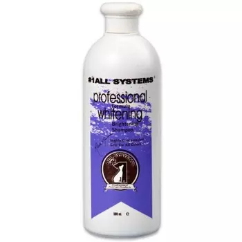 1 All Systems Whitening Shampoo шампунь отбеливающий для яркости окраса - 500 мл уход за шерстью США 1 уп. х 1 шт. х 0.53 кг
