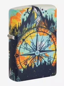Зажигалка бензиновая ZIPPO 49805 Compass, Мультицвет
