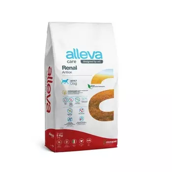 Alleva Care Dog Adult Renal Antiox сухой корм для собак, для поддержки функции почек - 5 кг ветеринарный супер премиум без курицы для всех возрастов для всех пород мешок Италия 1 уп. х 1 шт. х 5 кг
