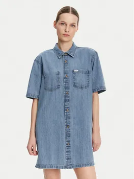 Джинсовое платье стандартный крой W5GK99 D5M81 Guess, синий