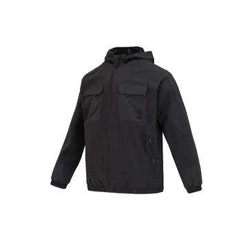 Adidas Essentials Тканая куртка Мужская Верхняя одежда Черный IA6959 M
