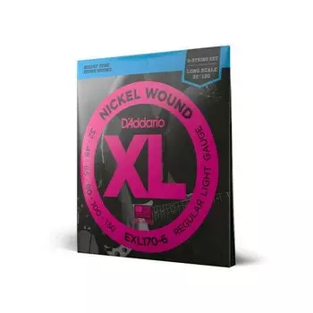 Струны для 6 струнной бас-гитары DAddario EXL170 6