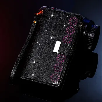 Чехол для телефона Samsung S24Ultra S23 S23FE A54 с блестками и застежкой-молнией «Звездное небо» с лазерной гравировкой, многокаратный дизайн. s10p чёрный