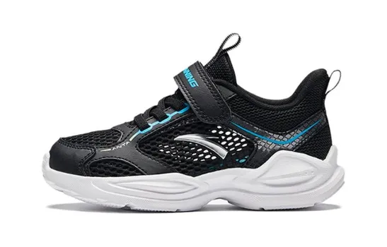 Детские кроссовки PS Low-top Черные/белые Anta Kids, черный/белый
