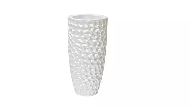Кашпо (garda decor) белый 33x69x33 см.