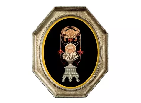 Картина «море волнуется - 5» в раме «эдита» (object desire) мультиколор 24x29 см.