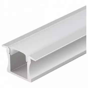Профиль с рассеивателем Arlight ALU-SLIM-H15-F-2000 ANOD+FROST 018243