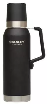Термос Stanley Master, 1.3л, корпус абразивостойкая эмаль/колба нержавеющая сталь, черный (10-02659-015)