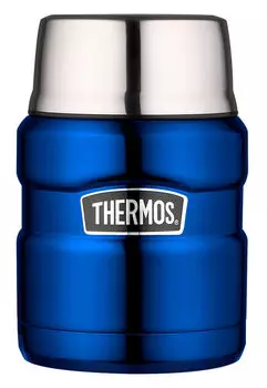 Термос THERMOS SK3000BL, 470 мл, корпус сталь/колба сталь, ложка, синий (409362)