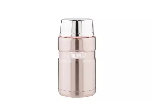 Термос THERMOS SK3021P, 710 мл, корпус сталь/колба сталь, ложка, розовый (155481)