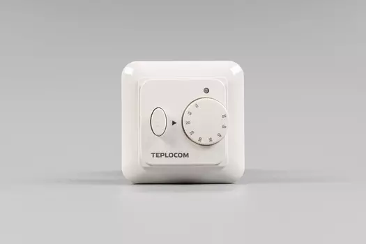 Терморегулятор (термостат) Бастион TEPLOCOM, белый (TSF-220/16A)