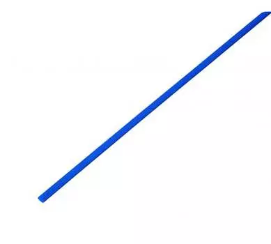 Термоусаживаемая трубка ТУТ REXANT, 3 мм/1.5 мм, 1 шт. x 1 м, синий (20-3005)