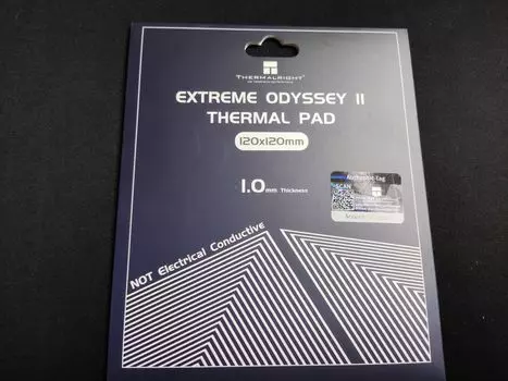 Термопрокладка Thermalright EXTREME ODYSSEY II, 14.8 Вт/м*К, коробка, 120x120x1мм, серый (ODYSSEY-II-120X120-1.0)