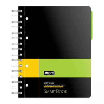 Тетрадь линейка A5 120 листов, спираль, Attache SMARTBOOK (272650)