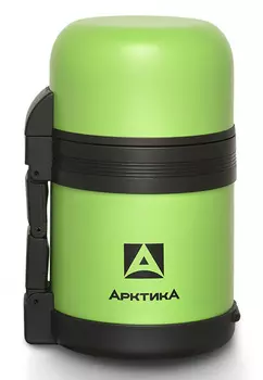 Термос АРКТИКА 202-600, 600мл, корпус сталь/колба сталь, зеленый/черный (202-600/GRE)