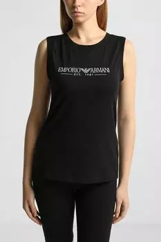 Футболка хлопковая с коротким рукавом EMPORIO ARMANI