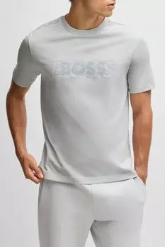 Футболка хлопковая с логотипом BOSS