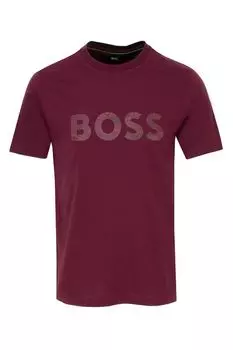 Футболка хлопковая с логотипом BOSS
