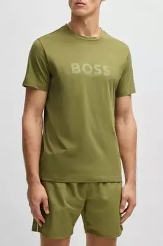Футболка хлопковая с логотипом BOSS