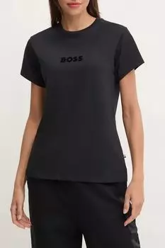 Футболка хлопковая с логотипом BOSS