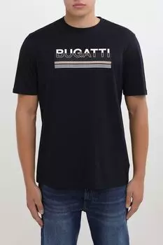 Футболка хлопковая с логотипом Bugatti