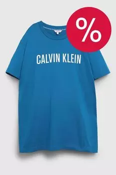 Футболка хлопковая с логотипом Calvin Klein
