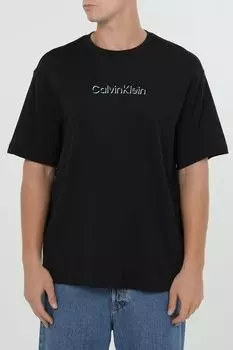 Футболка хлопковая с логотипом Calvin Klein