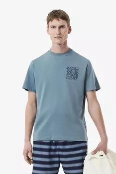 Футболка хлопковая с логотипом Lacoste