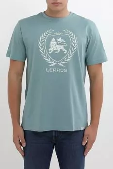 Футболка хлопковая с логотипом LERROS