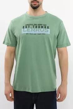 Футболка хлопковая с логотипом LERROS