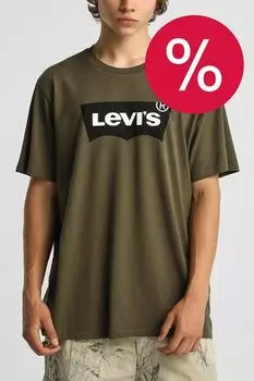 Футболка хлопковая с логотипом LEVI'S