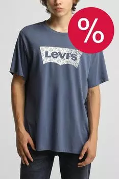 Футболка хлопковая с логотипом LEVI'S
