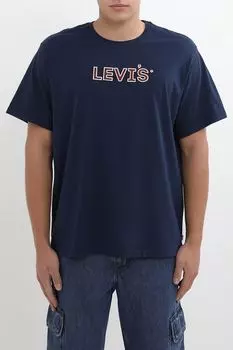 Футболка хлопковая с логотипом LEVI'S