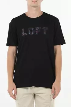Футболка хлопковая с логотипом Loft