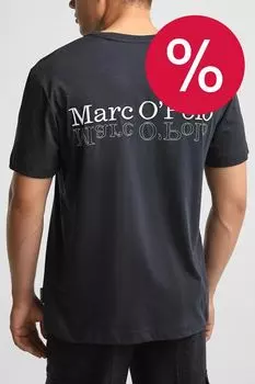 Футболка хлопковая с логотипом Marc O'Polo