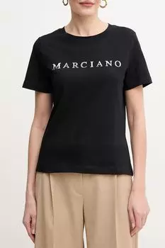 Футболка хлопковая с логотипом Marciano by Guess