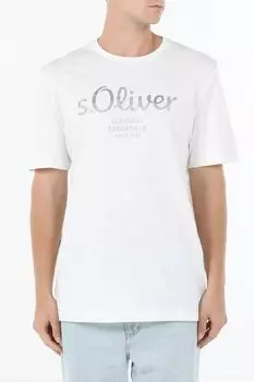 Футболка хлопковая с логотипом s.Oliver