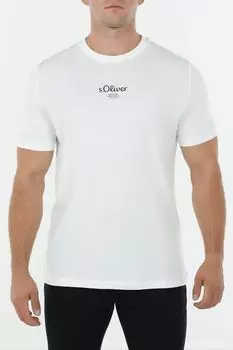 Футболка хлопковая с логотипом s.Oliver