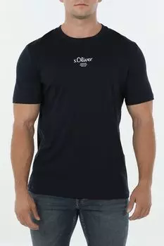 Футболка хлопковая с логотипом s.Oliver