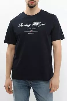 Футболка хлопковая с логотипом Tommy Hilfiger