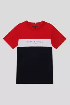 Футболка хлопковая с логотипом Tommy Hilfiger