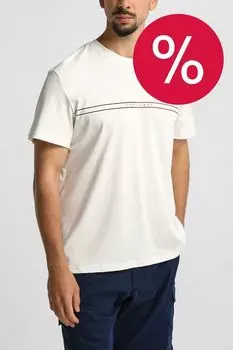 Футболка хлопковая с логотипом Tommy Jeans