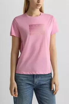 Футболка хлопковая с логотипом Tommy Jeans