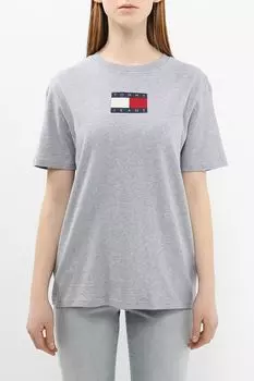 Футболка хлопковая с логотипом Tommy Jeans
