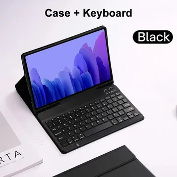 Кожаная Bluetooth-клавиатура для Samsung Galaxy Tab A7, чехол для Galaxy Tab A7 10, 4 дюйма, 2022, 2020, SM-T500/T503/T505/T507/T509 samsung tab a7 10.4 розовый