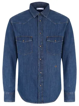 Рубашка Regular Fit джинсовая