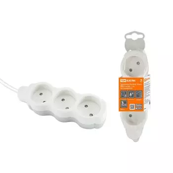 Удлинитель TDM Electric Люкс УЛ3 3гн 7м б/з SQ1303-0186