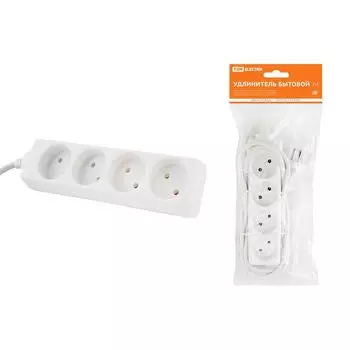 Удлинитель TDM Electric У4 4гн 5м б/з SQ1303-0212